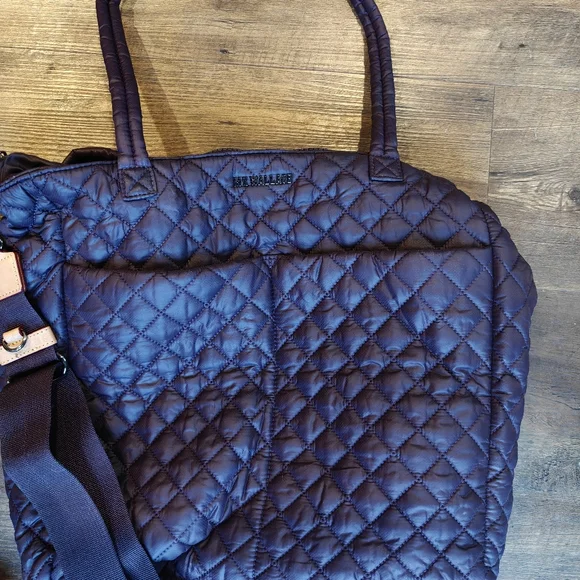 MZ Wallace Large Metro Quatro Tote in Raisin - Picture 2 of 9